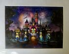 50th Disneyland anniversary starry night Cinderellacastle Litho-Still In Package
