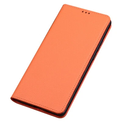 Real Cowhide Leather Wallet Case with Kickstand for OnePlus - Image 1 of 4