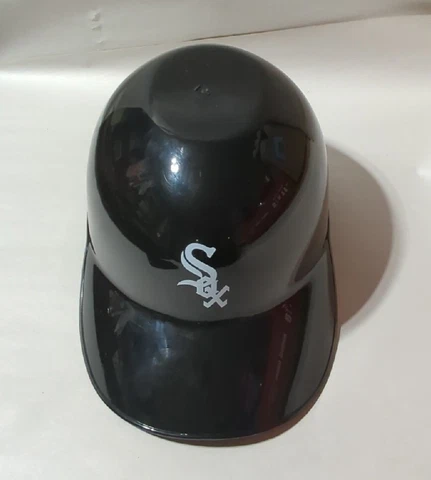 CHICAGO WHITE SOX MLB VICTORY WAY SPORTS BLACK PLASTIC FULL SIZE BATTING HELMET Cover