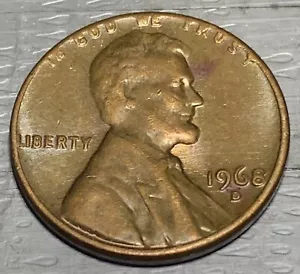 1968 D Lincoln Penny with Error on Top Rim And More. - Picture 1 of 15