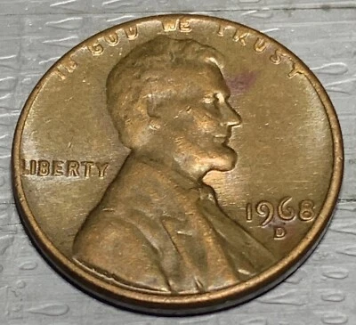 1968 D Lincoln Penny with Error on Top Rim And More. - Image 1 of 4