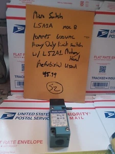 HONEYWELL LSA1A LIMIT SWITCH WITH LSZ1A ROTARY HEAD REFURBISHED USED, S2 - Picture 1 of 14