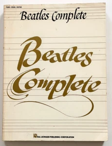 Beatles Complete ~ Piano Vocal Guitar ~ Hal Leonard 1987 - Picture 1 of 3