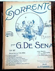 Spartito Musicale Sorrento Tarentella Gde Sena Pour Piano   Anno 1907