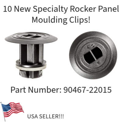 ¡10 NUEVOS CLIPS DE MOLDEO DE PANEL BASCULANTE! PARA TOYOTA CAMRY MIRAI 2016+ SIENNA PRIUS ETC Foto 1 de 2