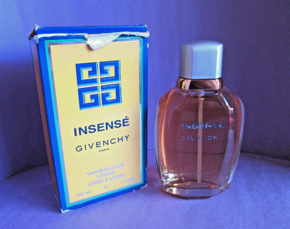 Insense Givenchy Vintage After Shave Loción Spray 100 ml 3 1/3 OZ Caja Usada Foto 1 de 4