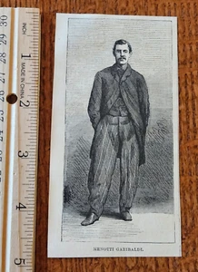 Harper's Weekly 1867 Sketch Print Menotti Garibaldi - Bild 1 von 1