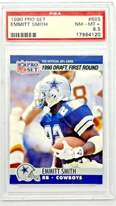 1990 Pro Set #685 Emmitt Smith RC PSA 8.5 - Picture 1 of 2