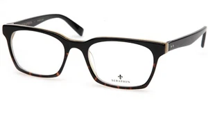 Nuovi occhiali tartaruga nera SERAPHIN PORTLAND / 8977 55-19-145 mm B38 mm - Foto 1 di 10