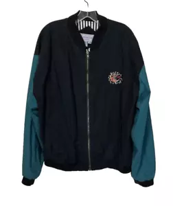 Vintage Miller High Life Maid Moon klassische schwarze Jacke Bomber Bier Herren Größe XL - Bild 1 von 5