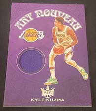 2020-21 COURT KINGS KYLE KUZMA ART NOUVEAU JERSEY #AN-KUZ LA LAKERS WASH WIZARDS