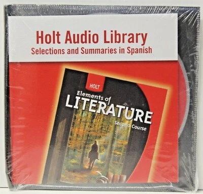 HOLT AUDIO LIBRARY ELEMENTS OF LITERATURE SPANISH SECOND COURSE CD-ROM - Image 1 of 2
