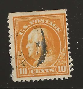US Scott #416, Single 1912 Franklin 10c FVF Used - Picture 1 of 1
