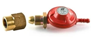 Regolatore Gas Propano 37Mbar Vite Standard Tipo 1,5 Kg/H + Guscio W21,8mm Dado - Foto 1 di 3