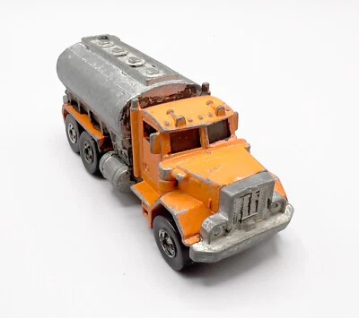 Camión cisterna Peterbilt 1979 primera versión Hot Wheels, diecast, hecho en Hong Kong Foto 1 de 4