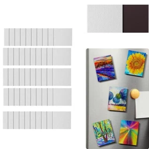 25 Pcs Magnetic Painting Canvas Panel Magnetic Mini Canvas Boards Canvas Blank C - Picture 1 of 7