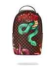 Sprayground Zaino multicolore tema serpenti, street art snake sip backpack