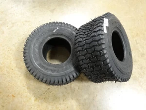 TWO New 15X6.00-6 Carlstar (Carlisle) Turf Saver Tires w/free stems 5110301 - Picture 1 of 4