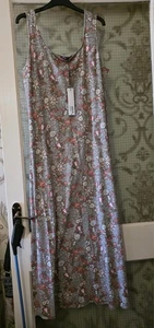 NWT Roman size 18 Meadow Khaki Maxi Dress - Picture 1 of 3
