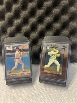 Cal Ripken Jr. Lote de 2 tarjetas 1991 y 1996 Foto 1 de 4