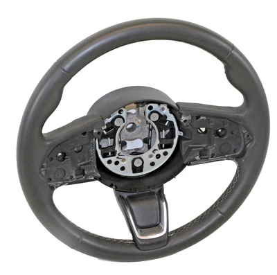 Lederlenkrad schwarz helle Naht Fiat Tipo II 2 356 357 07357465270 Lenkrad Leder - Bild 1 von 4