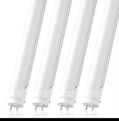 JESLED T8 4FT LED Type A+B Light Bulbs, 24W 3000LM 5000K Daylight White - Image 1 of 4