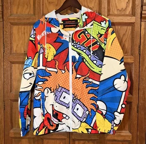 Members Only x Nickelodeon Rugrats Schnorcheljacke Unisex L Hoodie Windbreaker - Bild 1 von 12