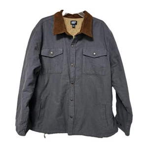 VTG Lands' End Barn Chore Coat Men's XXL Corduroy Collar Lined Ranch Farmcore - Picture 1 of 10
