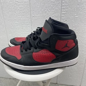 Jordan Access Bred Black Gym Red White Nike Mens Mid-Top Shoes Sneakers 15 - Picture 1 of 6