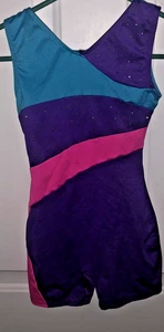Danskin Freestyle Girl’s Gymnastic Unitard Size 7/8 - Picture 1 of 5