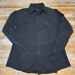 Camisa Gucci Para Hombre con Botones Negra Talla 41/16 Hecha en Italia *Faltan Botones* - Imagen 1 de 14