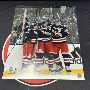 Mats Zuccarello Kevin Shattenkirk & J. T. Miller Signed Rangers 16x20 Fanatics - Picture 1 of 5