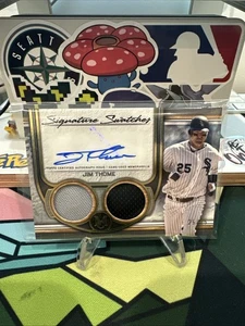 2023 Topps Museum Collection - Single-Player Signature Swatches Dual Relic /25 - Picture 1 of 2
