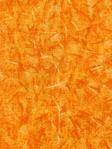 "Tela artesanal de costura para colchas de algodón batik naranja 31"" X 44""" - Imagen 1 de 4
