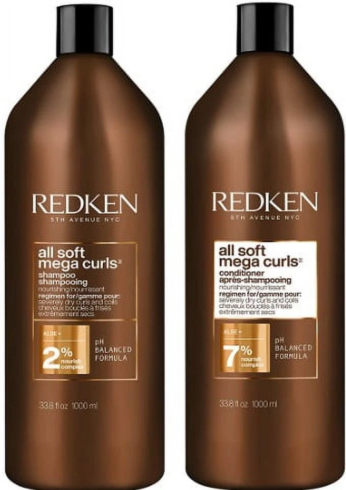 Redken All Soft Mega CURLS Shampoo & Conditioner Set 33.8 oz Each