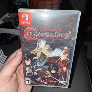 Bloodstained: Curse of the Moon Cover Art Sheet + Custodia Switch VUOTA NO GIOCO - Foto 1 di 6