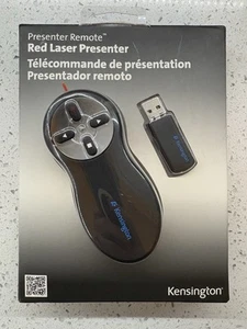 Kensington: Red Laser Presenter Remote W/USB - Photo 1/3