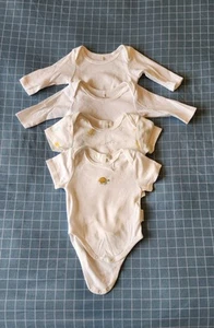 Pure Baby Bodysuits x 4 - Size 000 - Picture 1 of 4