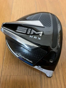TaylorMade SIM MAX 9 Driver Head Only RH Right Handed Used Good Condition Japan - Picture 1 of 7