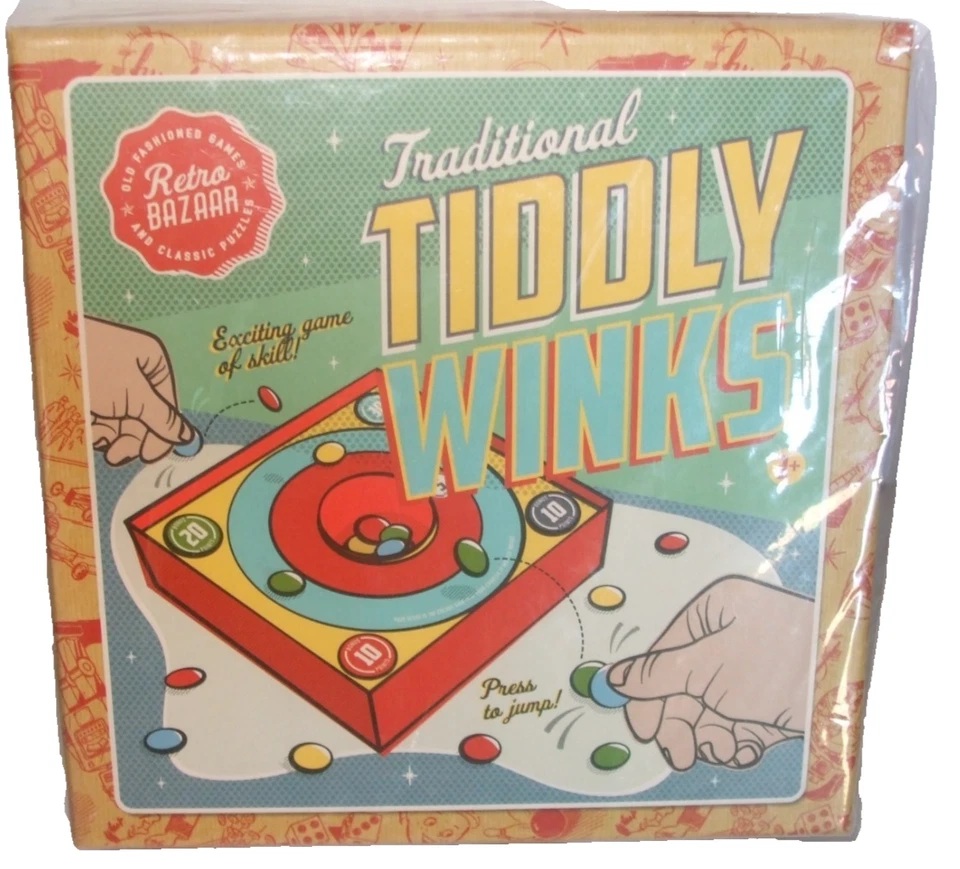 Traditional Tiddlywinks Game Classic Retro Game - Image 1 of 1