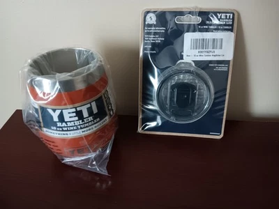 YETI Rambler-10 oz Wine Tumbler-Vacuum Insulated-Stainless Steel w/mag lid-Clay