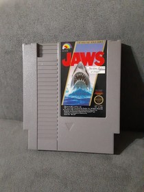 Jaws (Nintendo Entertainment System, 1987) NES Game Cartridge Tested 