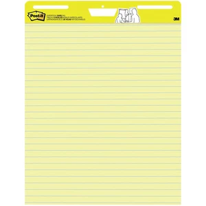 Post-it Spr Stky Easel P, 25" x 30", Yellow With Blue Lines, P  30 S - Picture 1 of 6