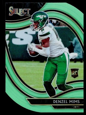 2020 Panini Select Green Die Cut Denzel Mims #363 New York Jets - Image 1 of 2