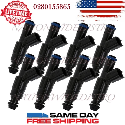 8x Inyectores de combustible Bosch OEM para 99-04 Lincoln Continental Navigator Ford Mustang Foto 1 de 4
