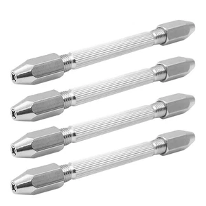  4 Pezzi Doppia Testa Trapano Punta Morsetto Braccialetto Strumenti Artigianato Gioielli - Foto 1 di 12