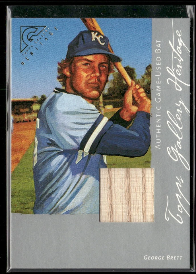 2003 Topps Gallery #GHR-GB George Brett Heritage Bat Relic - Image 1 of 2