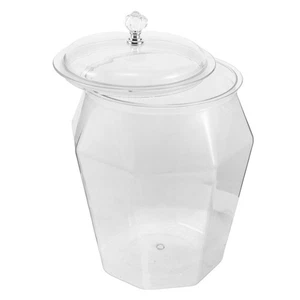  Tarro de almacenamiento de alimentos de plástico: recipiente de grano sellado con tapa para alimentos secos y húmedos - Imagen 1 de 9