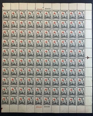 US #702 1931 2c Red Cross ** Shifted Right **. MNH F-VF - Image 1 of 4