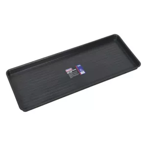 (SBS) Black Plastic Large Low Profile Drip Tray 1000x400x50mm Garage Workshop - Picture 1 of 4